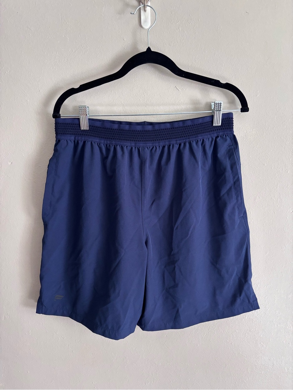 Fabletics Men's Athletic Shorts in Navy Blue